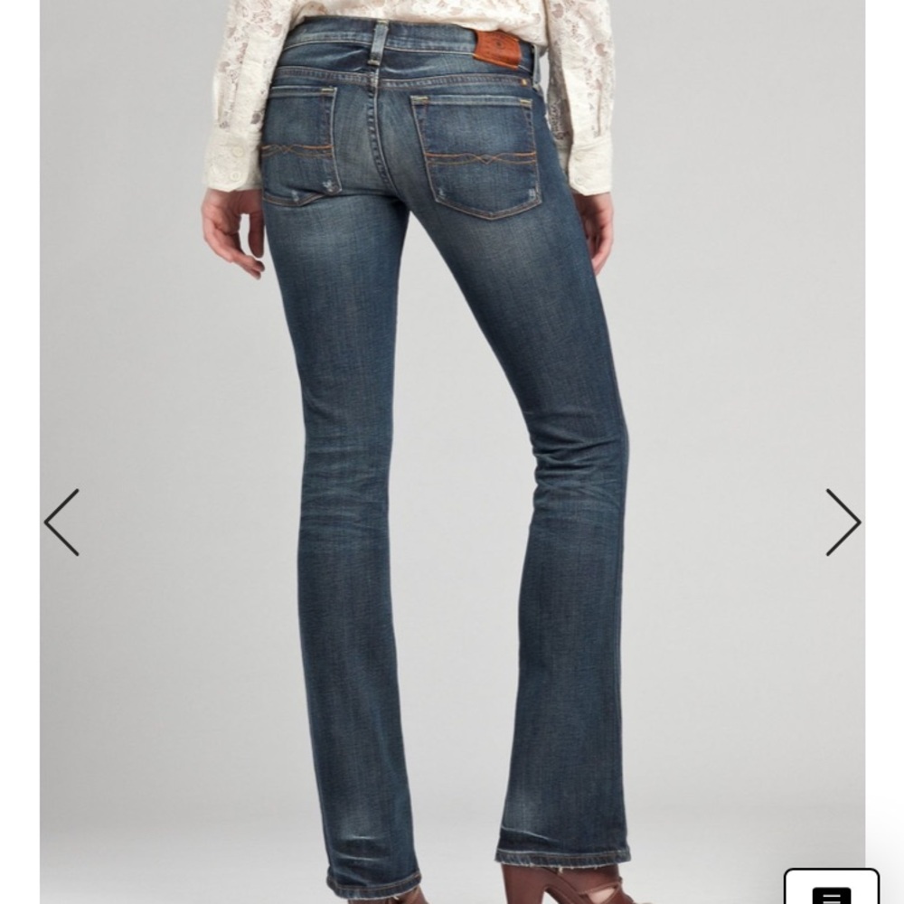 lucky brand 26 (30) zoe boot dark wash jeans 7W11097 - Picture 7 of 7